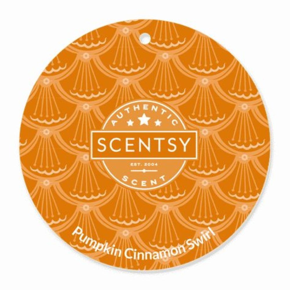 Scentsy Pumpkin Cinnamon Swirl Scent Circle